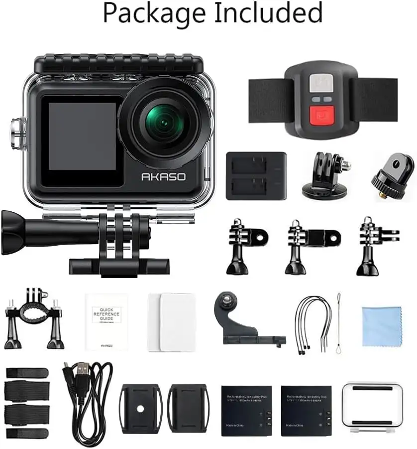 AKASO Brave 7 LE 4K30FPS 20MP WiFi Action Camera with Touch Screen EIS 2.0 - 61ynwhhatl._ac_sl1000_